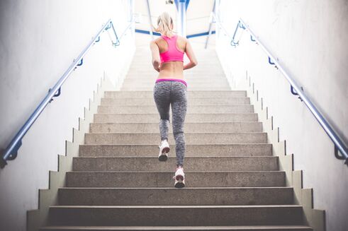 Trepist üles jooksmine on suurepärane viis liigsest kehakaalust vabanemiseks. 