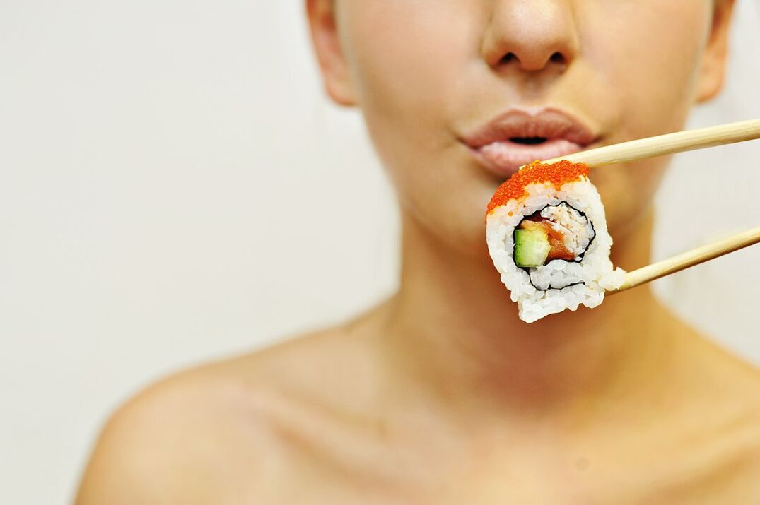 Jaapani dieedi järgi sushi söömine